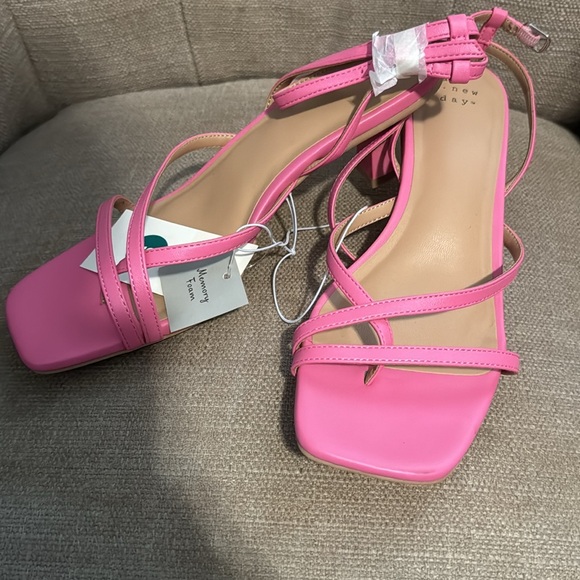 A new day Gisele pink Strappy Heels size 9 - Picture 2 of 3